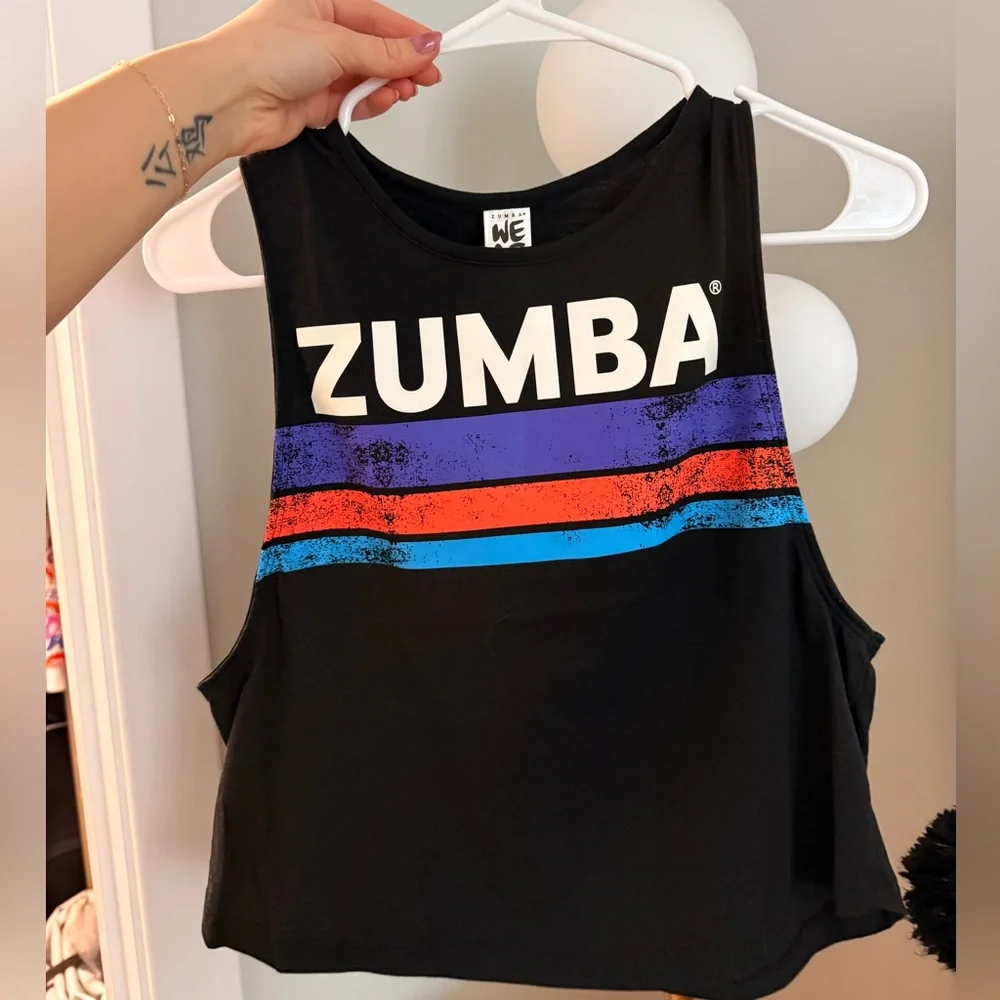Zumba Fitness Black Muscle Tee - Picture 1 of 1